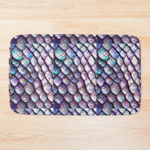 Item preview, MERMAIDS LAIR - BEDAZZLED LAVENDER PURPLE AMETHYST BLING Shimmery Scales Ocean Sea Aquatic Marine Fantasy Girly Girl Beach Cottage Decor designed and sold by Spinning Plates 360.