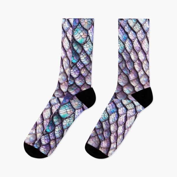 Item preview, MERMAIDS LAIR - BEDAZZLED LAVENDER PURPLE AMETHYST BLING Shimmery Scales Ocean Sea Aquatic Marine Fantasy Girly Girl Beach Cottage Decor designed and sold by Spinning Plates 360.