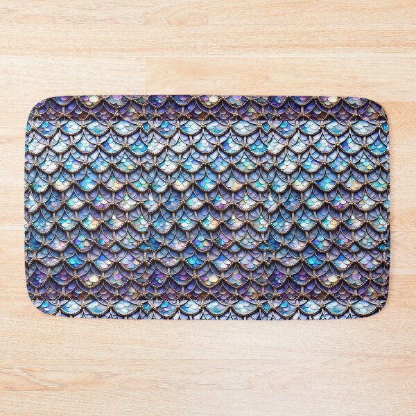 Item preview, MERMAIDS LAIR - BEDAZZLED LAVENDER PURPLE AMETHYST BLING Shimmery Scales Ocean Sea Aquatic Marine Fantasy Girly Girl Beach Cottage Decor designed and sold by Spinning Plates 360.