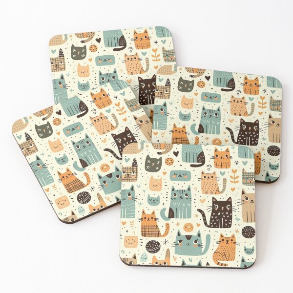 Item preview, Hand-drawn cats, endless fun in every detail designed and sold by Vanich-Panich.