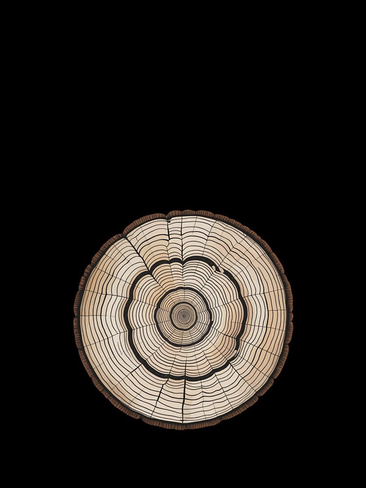 Thumbnail 4 of 4, iPhone Case, Tree Rings Growth designed and sold by mrdavidhowell.