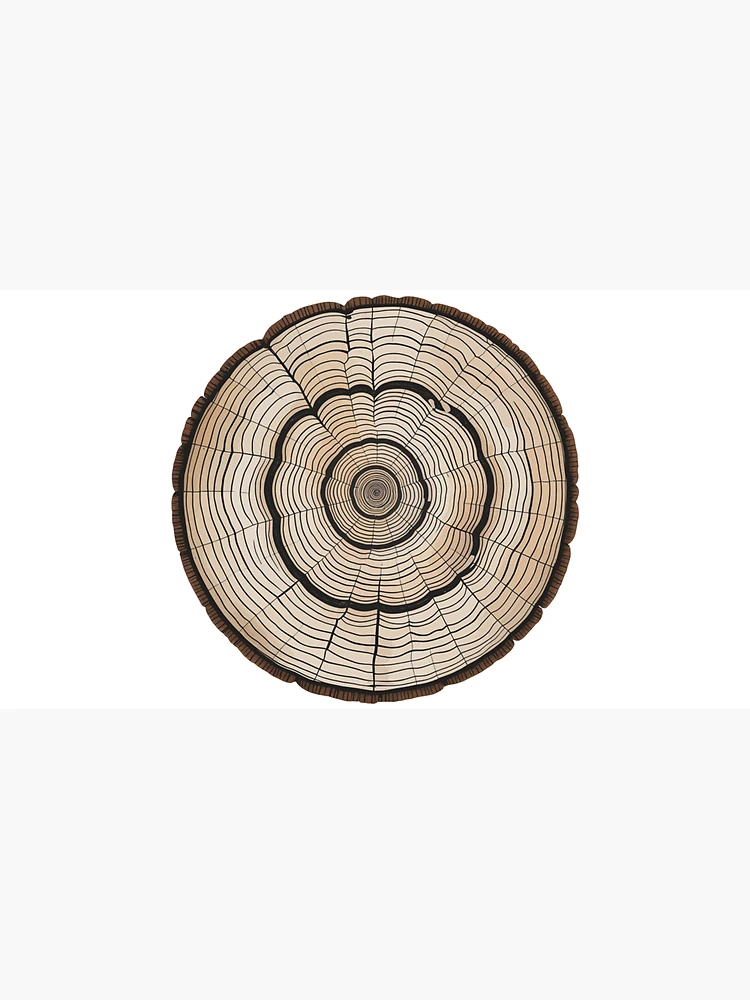 Thumbnail 3 of 3, Cap, Tree Rings Growth designed and sold by Angry Swan Designs.