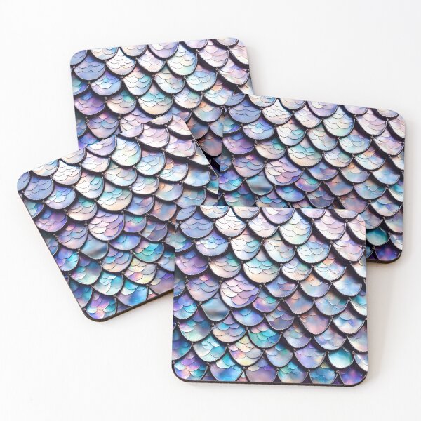 Item preview, MERMAIDS LAIR - BEDAZZLED LAVENDER PURPLE AMETHYST BLING Shimmery Scales Ocean Sea Aquatic Marine Fantasy Girly Girl Beach Cottage Decor designed and sold by Spinning Plates 360.