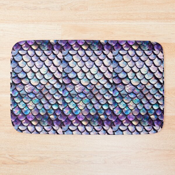 Item preview, MERMAIDS LAIR - BEDAZZLED LAVENDER PURPLE AMETHYST BLING Shimmery Scales Ocean Sea Aquatic Marine Fantasy Girly Girl Beach Cottage Decor designed and sold by Spinning Plates 360.