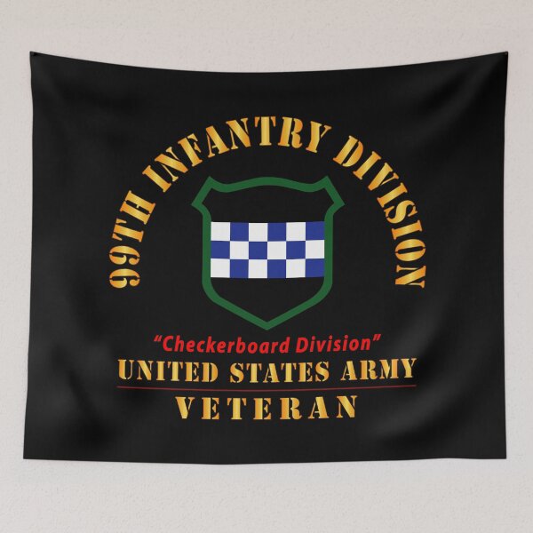Item preview, Army - SSI - 99th Infantry Division - Checkerboard Division - US Army Veteran X 300 designed and sold by Military Insignia Products.