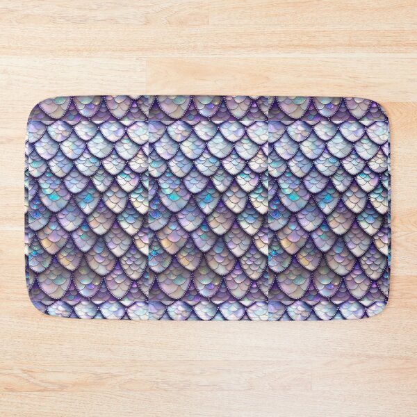 Item preview, MERMAIDS LAIR - BEDAZZLED LAVENDER PURPLE AMETHYST BLING Shimmery Scales Ocean Sea Aquatic Marine Fantasy Girly Girl Beach Cottage Decor designed and sold by Spinning Plates 360.