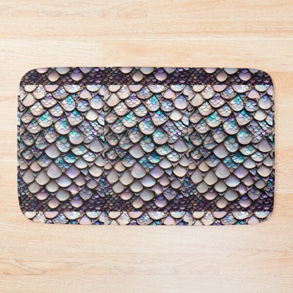Item preview, MERMAIDS LAIR - BEDAZZLED LAVENDER PURPLE AMETHYST BLING Shimmery Scales Ocean Sea Aquatic Marine Fantasy Girly Girl Beach Cottage Decor designed and sold by Spinning Plates 360.