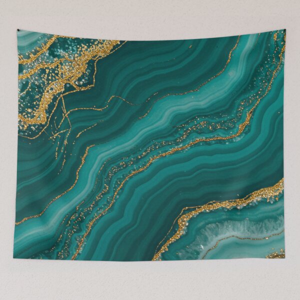 Item preview, Gilded Malachite Dreams designed and sold by GemShimmerCo.