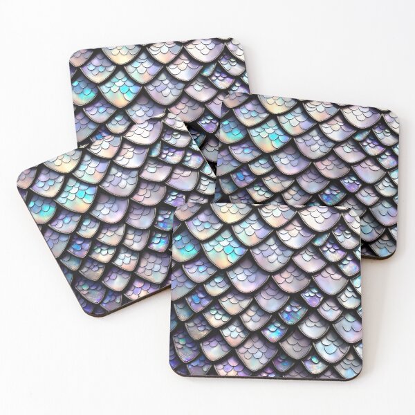 Item preview, MERMAIDS LAIR - BEDAZZLED LAVENDER PURPLE AMETHYST BLING Shimmery Scales Ocean Sea Aquatic Marine Fantasy Girly Girl Beach Cottage Decor designed and sold by Spinning Plates 360.