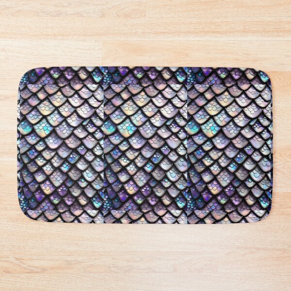 Item preview, MERMAIDS LAIR - BEDAZZLED LAVENDER PURPLE AMETHYST BLING Shimmery Scales Ocean Sea Aquatic Marine Fantasy Girly Girl Beach Cottage Decor designed and sold by Spinning Plates 360.