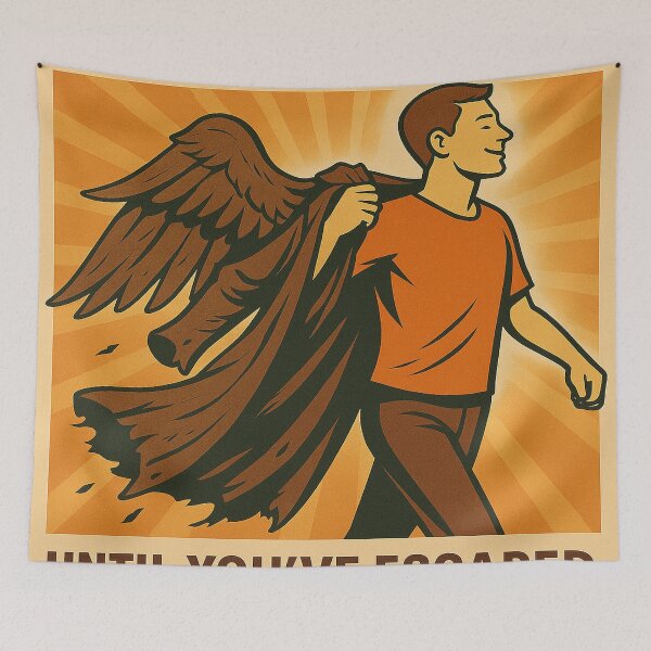 Item preview, The Day I Took Off Their Wings designed and sold by LOGOSINTERIUM.