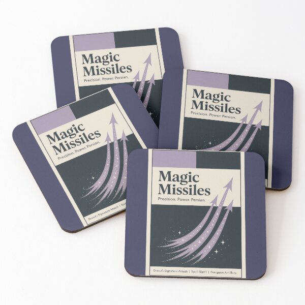 Item preview, Magic Missiles – Donut’s Signature Spell Vintage Dungeon Crawler design designed and sold by magufalo.