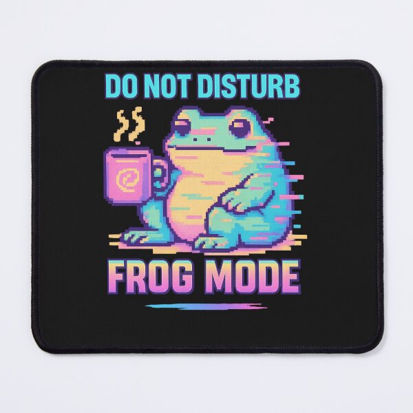 Item preview, Do Not Disturb – Pixel Frog Mode Tee designed and sold by Laugh & Rewind .