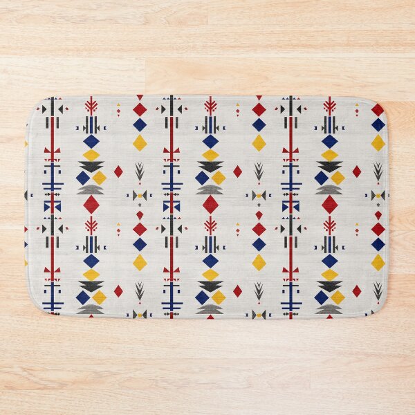 Item preview, Textile-Inspired Totem Symbols in Bold Colors designed and sold by Moisky Patterns.