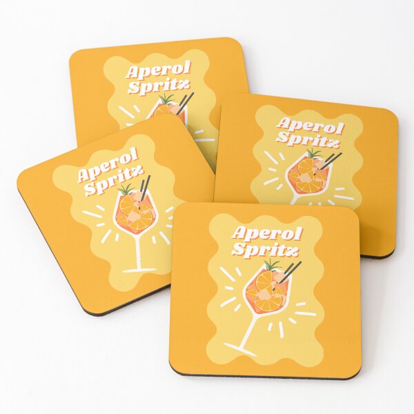 Item preview, Aperol Spritz Colourful Fun Design Print designed and sold by PrettyGroovyDesignz.