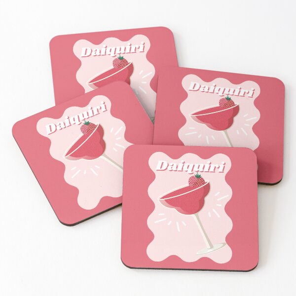 Item preview, Strawberry Daiquiri Retro Illustration  designed and sold by PrettyGroovyDesignz.