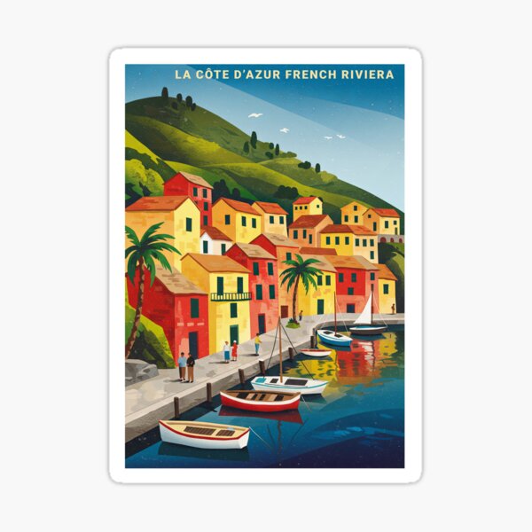 Item preview, Cote d'Azur French Riviera Vintage   designed and sold by TeeARTHY.