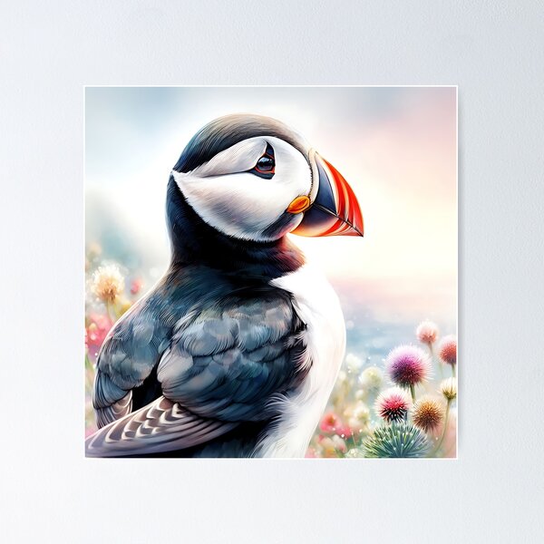 Item preview, Puffin Art #4 | Puffin Lovers designed and sold by ksgraphics222.