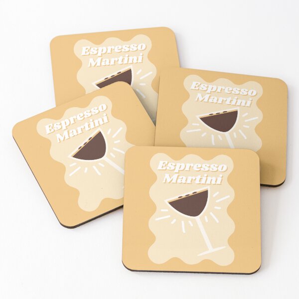 Artikelvorschau, Espresso Martini Retro Design entworfen und verkauft von PrettyGroovyDesignz.