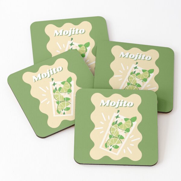 Item preview, Retro Mojito Cocktail Design designed and sold by PrettyGroovyDesignz.