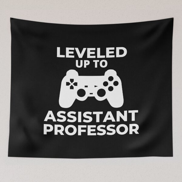 Item preview, Leveled Up To Assistant Professor | Assistant Professor Gift | New Tenure Track Professor | New Hired Professor Gift | New Professor Gift designed and sold by jadedscientist.