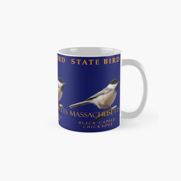 Item preview, Massachusetts Territory Bird The Black-Capped Chickadee designed and sold by taiche.