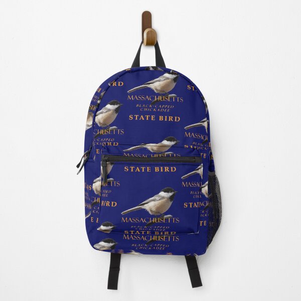 Item preview, Massachusetts Territory Bird The Black-Capped Chickadee designed and sold by taiche.
