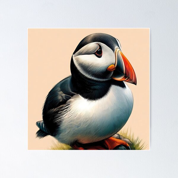 Item preview, Puffin Art #5 | Puffin Lovers designed and sold by ksgraphics222.