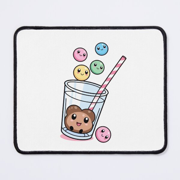 Item preview, Happy Boba Tea designed and sold by PinkiPop Studio.