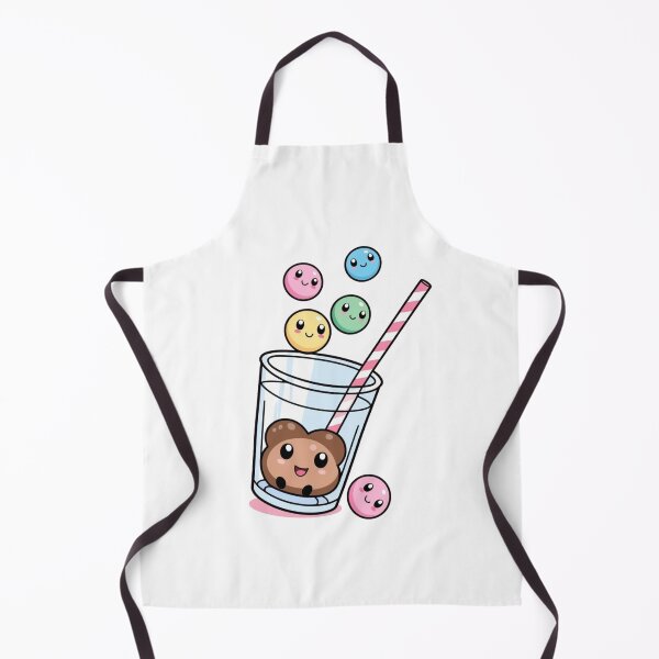 Item preview, Happy Boba Tea designed and sold by PinkiPop Studio.