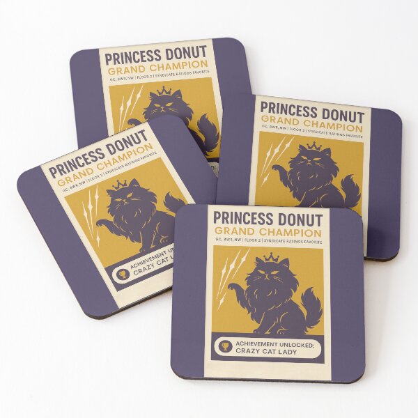 Item preview, Princess Donut Grand Champion – Crazy Cat Lady Achievement Design Dungeon Crawler Carl Fan Art designed and sold by magufalo.