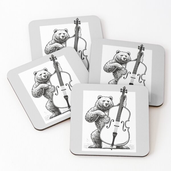 Item preview, Bass Bear designed and sold by AMERICANCHEEZ.