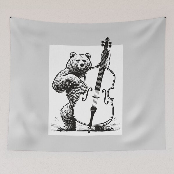 Item preview, Bass Bear designed and sold by AMERICANCHEEZ.