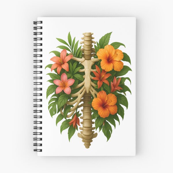 Item preview, Floral Skeleton Anatomy designed and sold by WolfPixelRo.