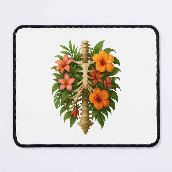 Item preview, Floral Skeleton Anatomy designed and sold by WolfPixelRo.