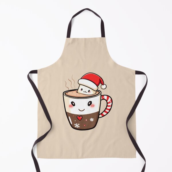 Item preview, Holiday Mug – Kawaii Peppermint Marshmallow Cocoa designed and sold by Myra365Art.