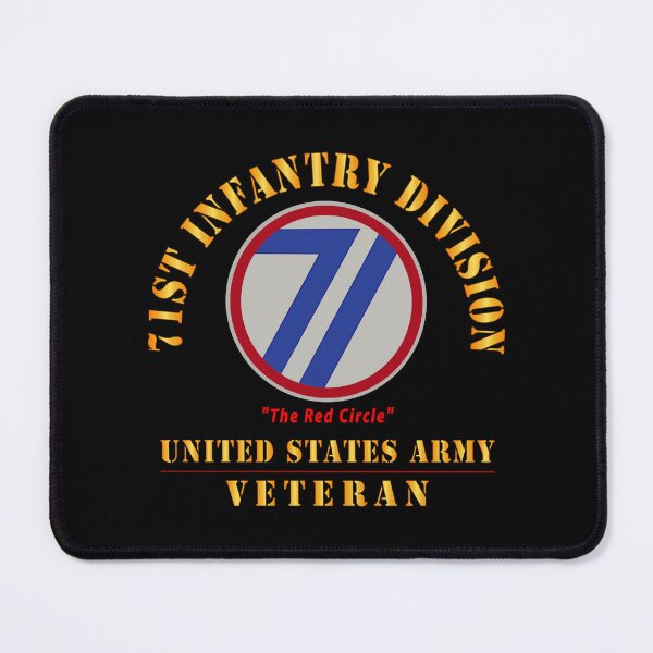Item preview, Army - SSI - 71st Infantry Division - The Red Circle - US Army Veteran X 300 designed and sold by Military Insignia Products.