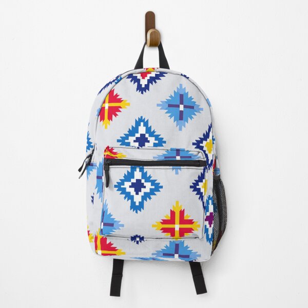 Item preview, Pixel Diamond Star Pattern in Arctic Colors designed and sold by Moisky Patterns.