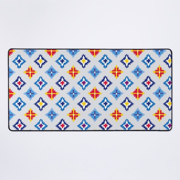 Item preview, Pixel Diamond Star Pattern in Arctic Colors designed and sold by Moisky Patterns.