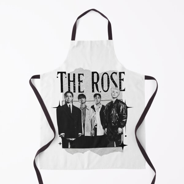 Item preview, The Rose Kpop Group Band Monochrome Black and White Collage Art Design designed and sold by HELL0WBELLO.