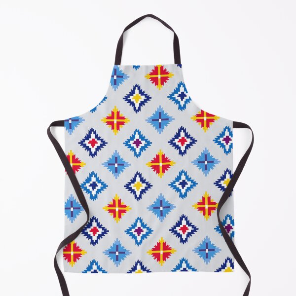Item preview, Pixel Diamond Star Pattern in Arctic Colors designed and sold by Moisky Patterns.