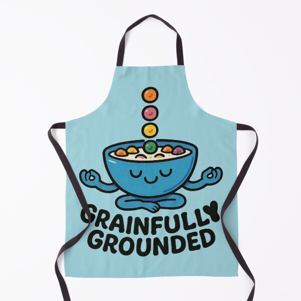 Item preview, Cereal Grainfully Grounded Funny Yoga T-Shirt designed and sold by artbibun.