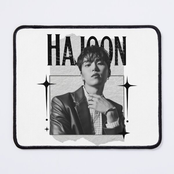 Item preview, Hajoon The Rose Kpop Group Band Monochrome Black and White Collage Art Design designed and sold by HELL0WBELLO.