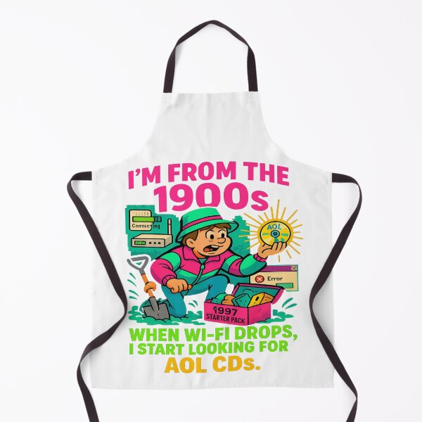 Item preview, I'm From the 1900s – AOL CD Hunter designed and sold by POD DYNASTY | Original Print On Demand T-Shirt Graphics.