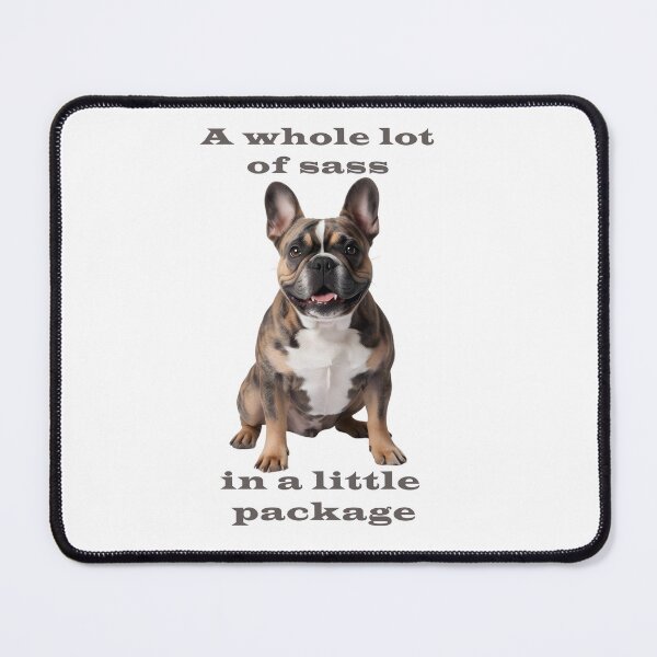 Item preview, Brindle French Bulldog – Sass in a Small Package designed and sold by Pawtraitvibes.