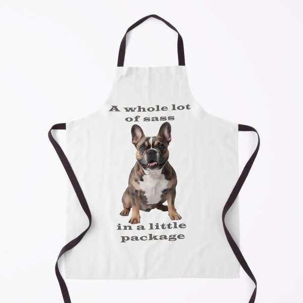 Aperçu de l'œuvre Bouledogue français bringé – L'audace dans un petit paquet créée et vendue par Pawtraitvibes.