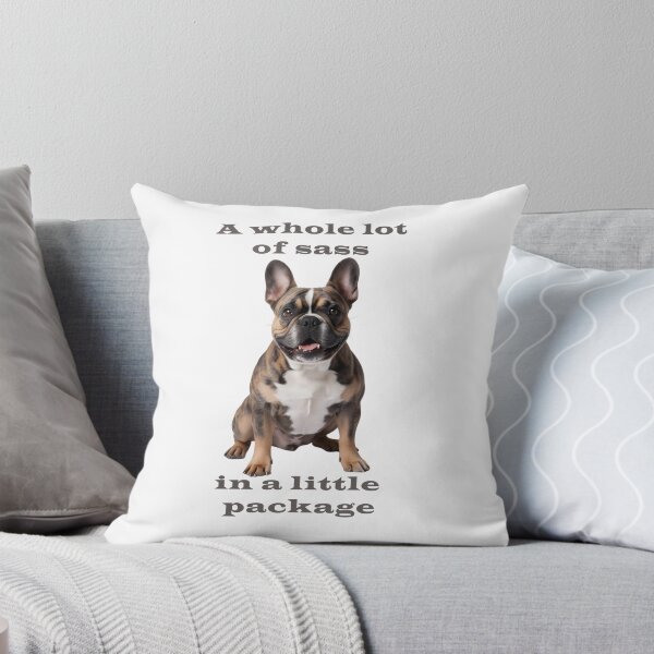 Item preview, Brindle French Bulldog – Sass in a Small Package designed and sold by Pawtraitvibes.