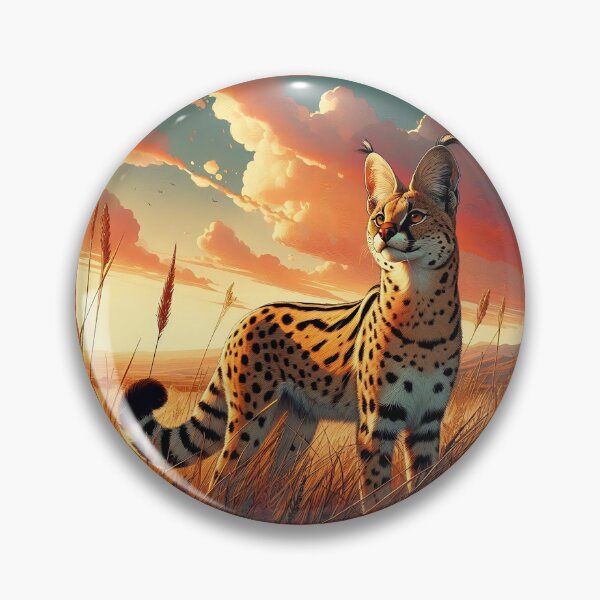 Item preview, Serval Art | Exotic Cat Lovers designed and sold by ksgraphics222.
