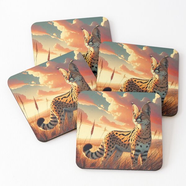 Item preview, Serval Art | Exotic Cat Lovers designed and sold by ksgraphics222.