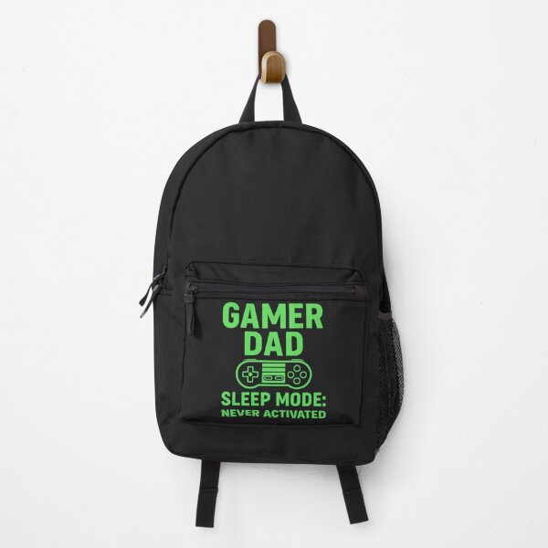 Item preview, Gamer Dad Sleep Mode: Never Activated Gaming Humor Art designed and sold by elynne9.